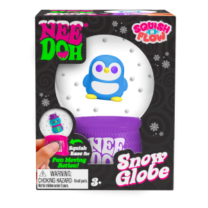 NeeDoh Squish N Flow Snow Globe